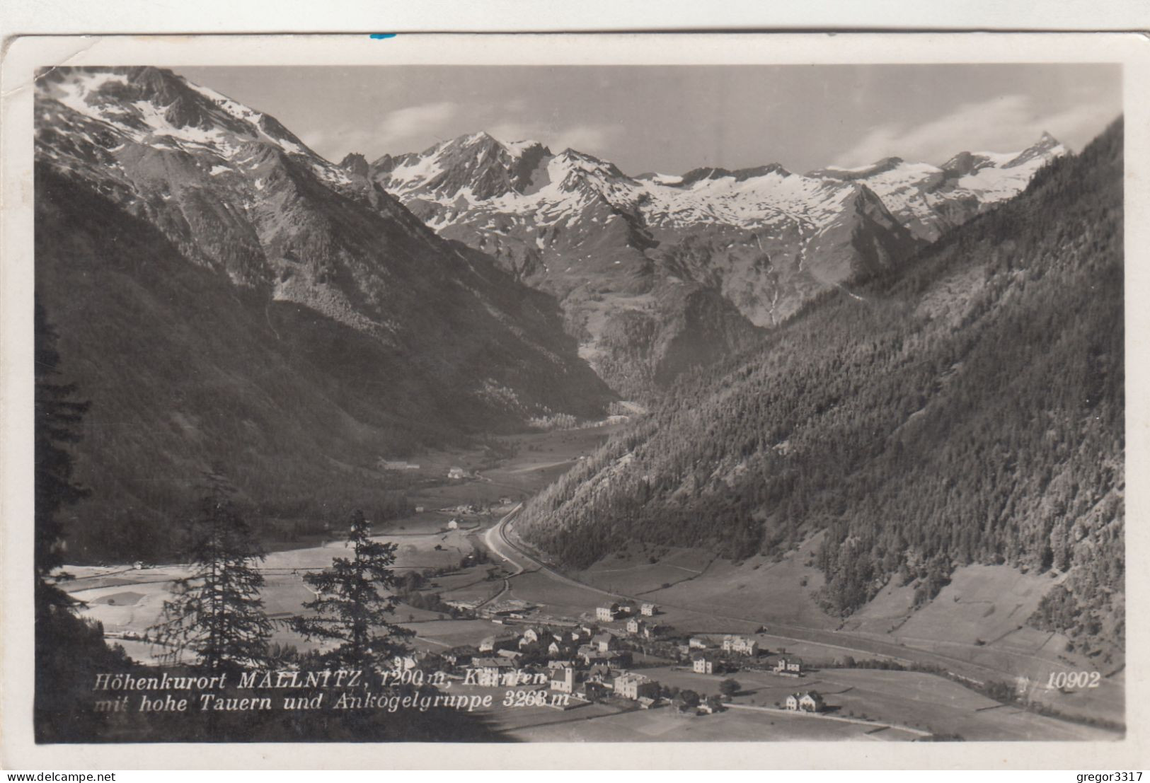 D7715) MALLNITZ Mit Hohe Tauern U. Ankogelgruppe ALTE FOTO AK - Mallnitz