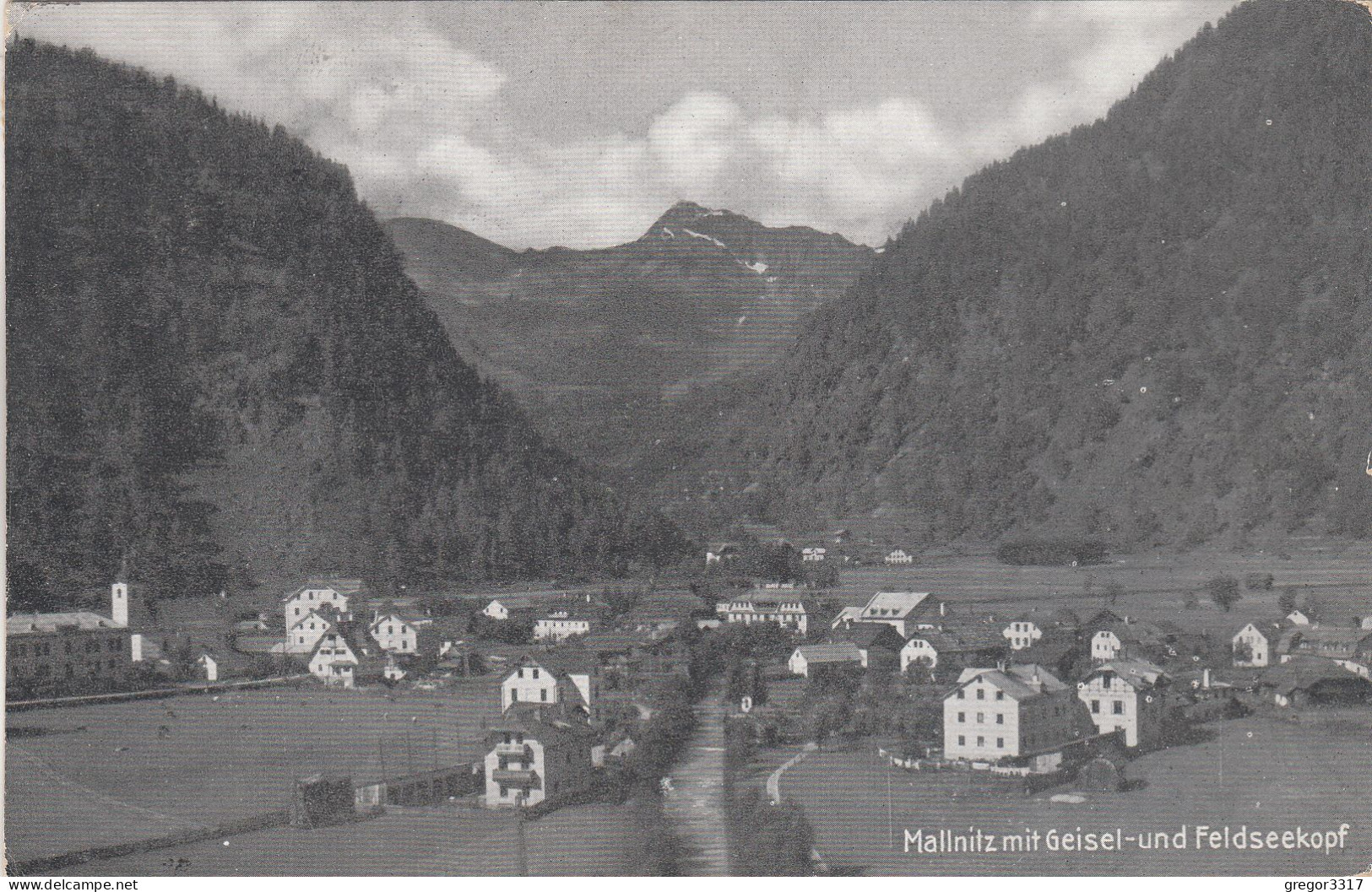 D7717) MALLNITZ Mit Geisel- Und Feldseekopf - Häuser ALT ! 1927 - Mallnitz