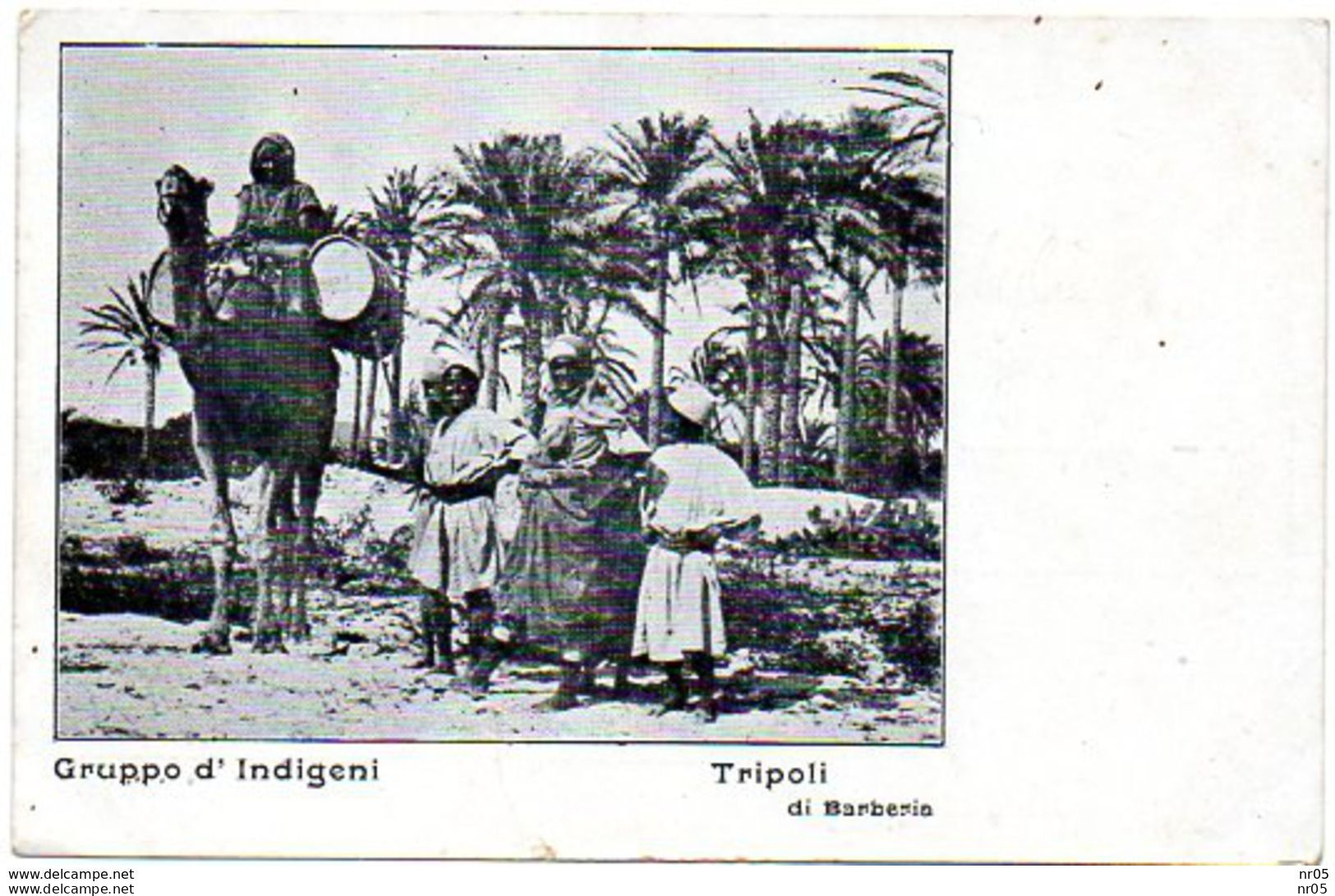 LYBIE ( Afrique )   - TRIPOLI Di Barberia -  Gruppo D'Indigeni - Libia