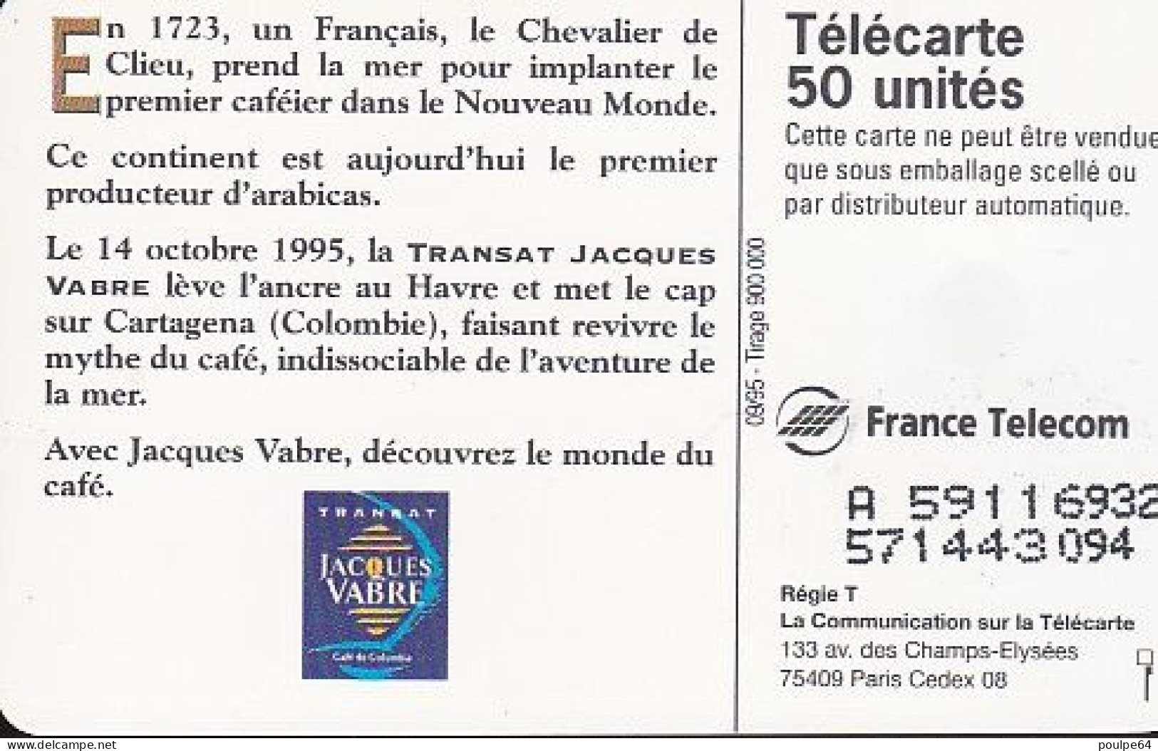 F591 - 09/1995 - Transat Jacques Vabre - 50 SO3 - 1995