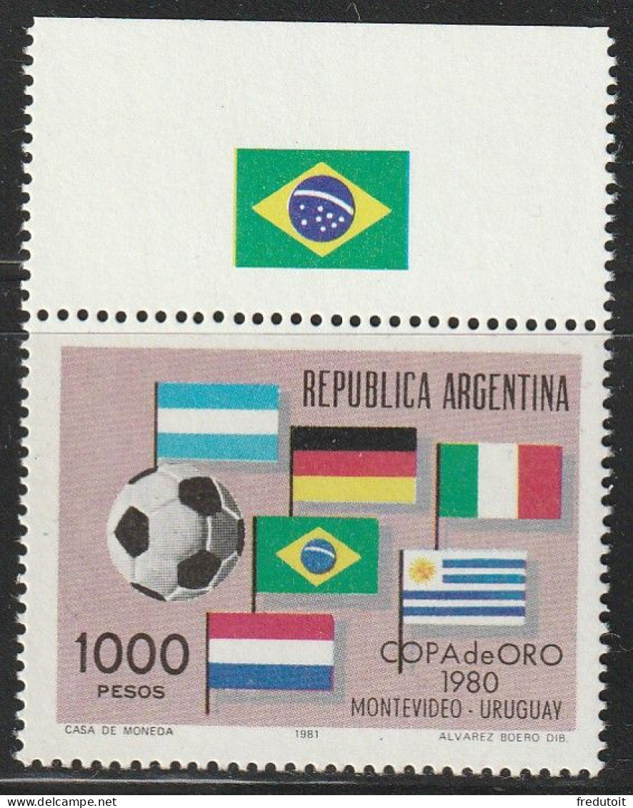 ARGENTINE - N°1240 ** (1981) Football - Ongebruikt