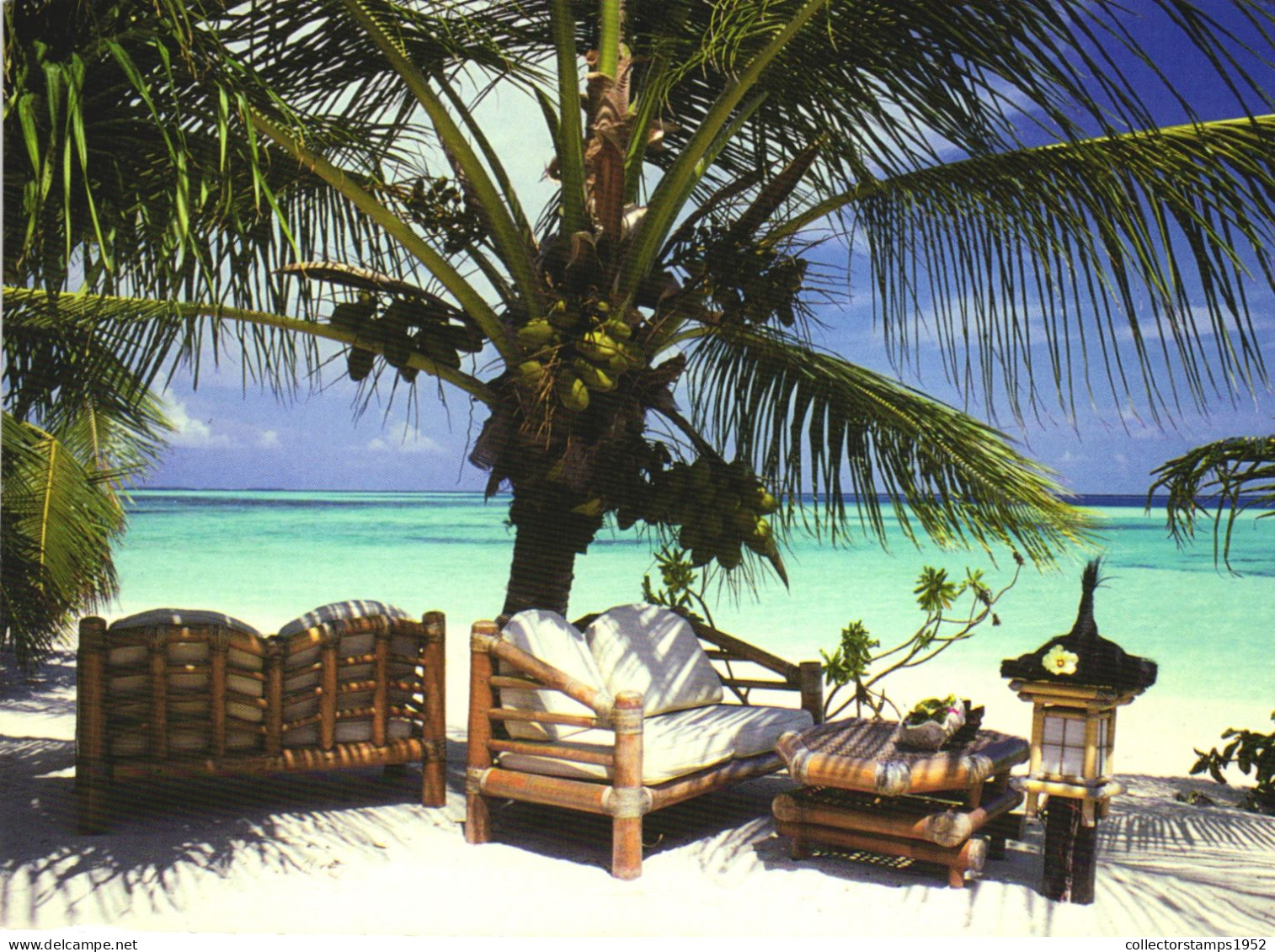 RESORT, SPA, BEACH, BENCH, MALDIVES - Maldivas