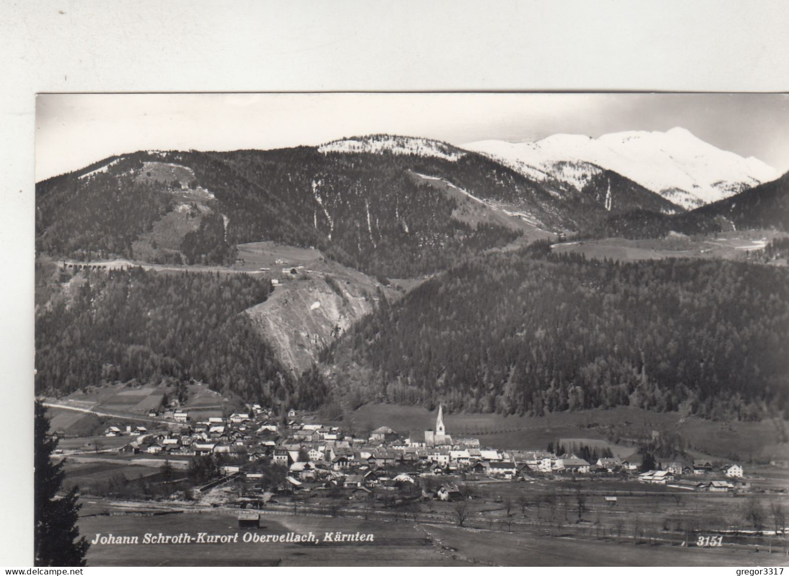 D7735) OBERVELLACH - Johann Schroth Kurort Obervellach - Kärnten - Schöne Alte S/W AK 1958 - Obervellach