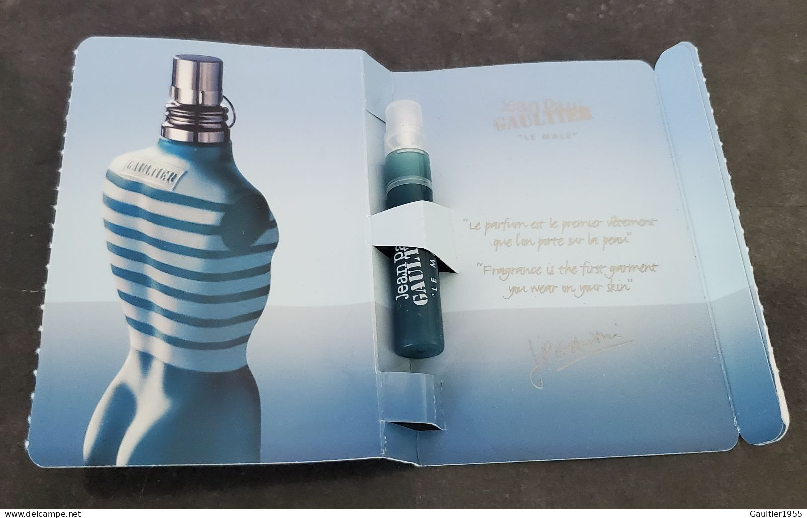 Echantillon Tigette - Perfume Sample - Le Male De Jean Paul Gaultier - Muestras De Perfumes (testers)