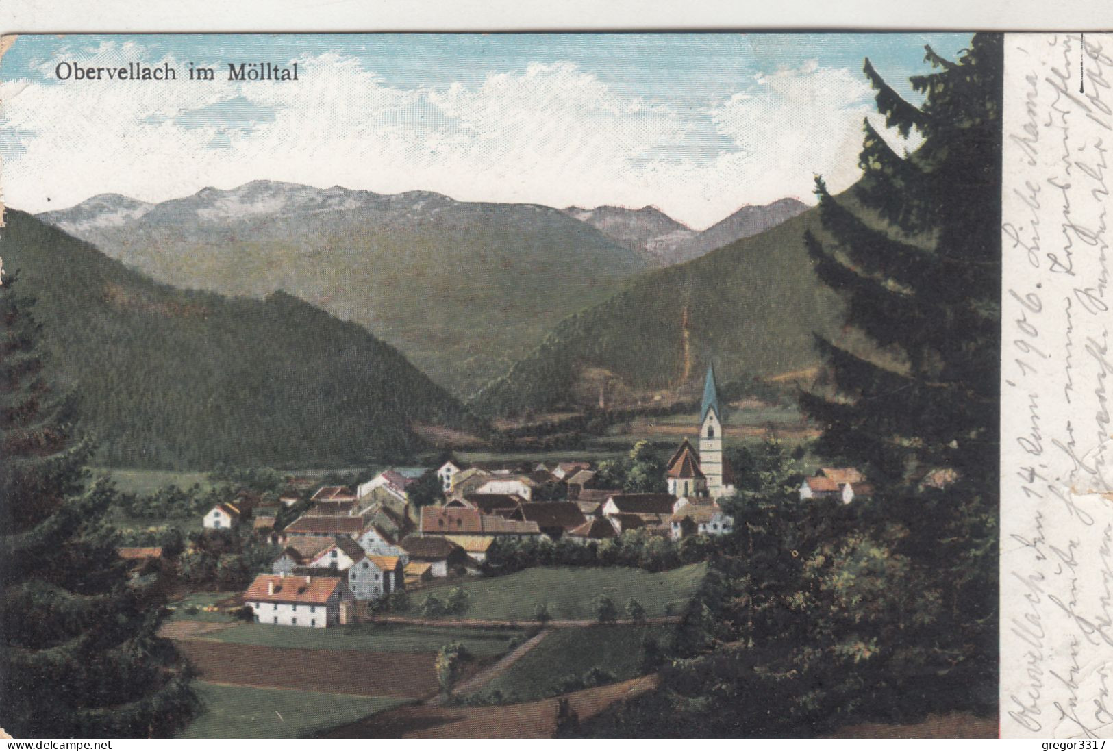 D7747) OBERVELLACH Im MÖLLTAL - 1906 - Obervellach