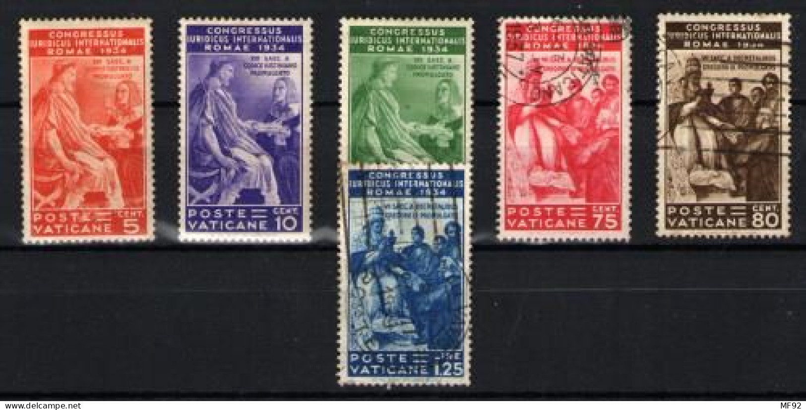 Vaticano Nº 66/71. Año 1935 - Used Stamps