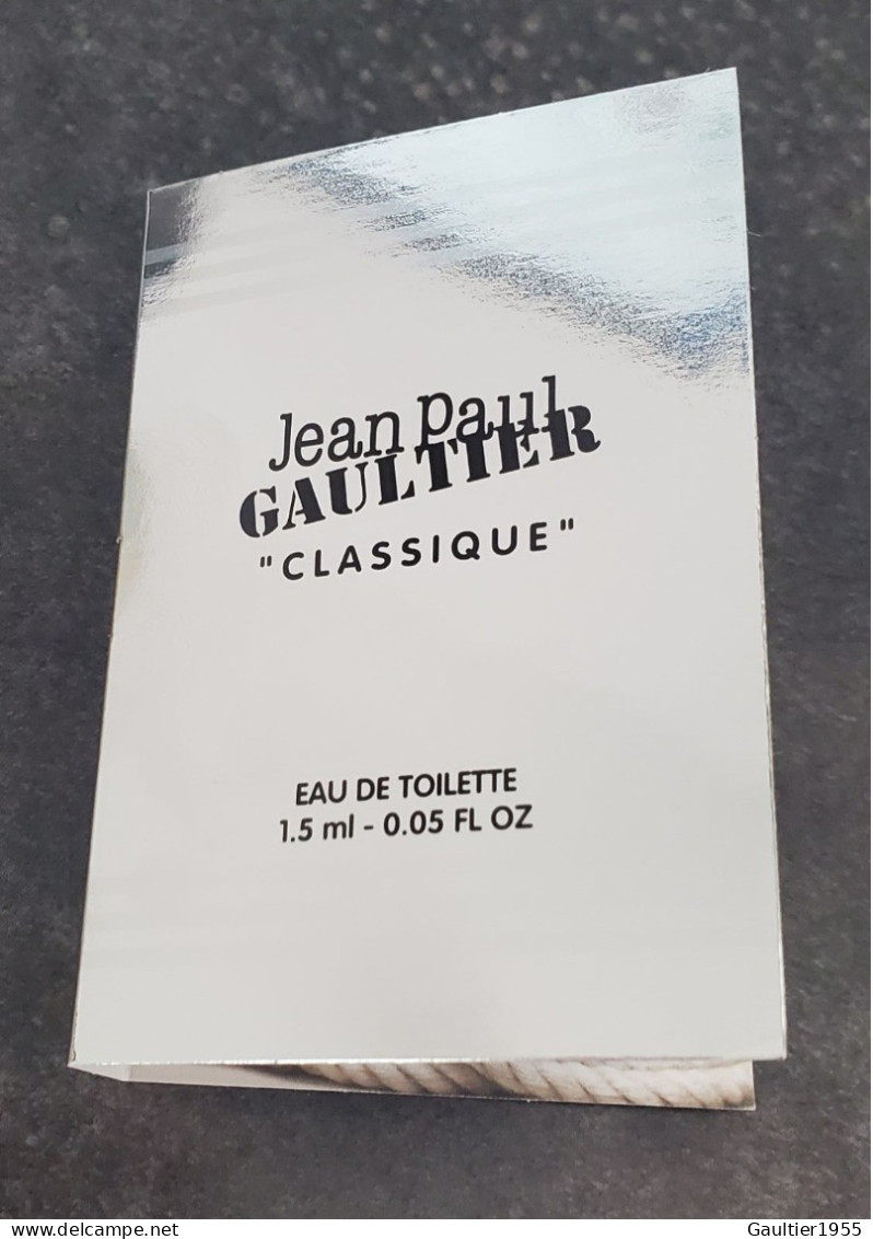 Echantillon Tigette - Perfume Sample - Classique De Jean Paul Gaultier - Echantillons (tubes Sur Carte)
