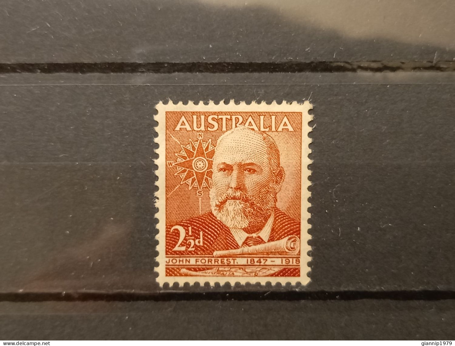 FRANCOBOLLI STAMPS AUSTRALIA AUSTRALIAN 1949 USED LORD JOHN FORREST DI BUMBURY OBLITERE' - Oblitérés