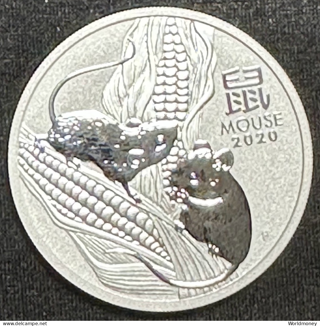 Australia 1 Dollar 2020 (Silver) "Year Of The Mouse" - Silver Bullions