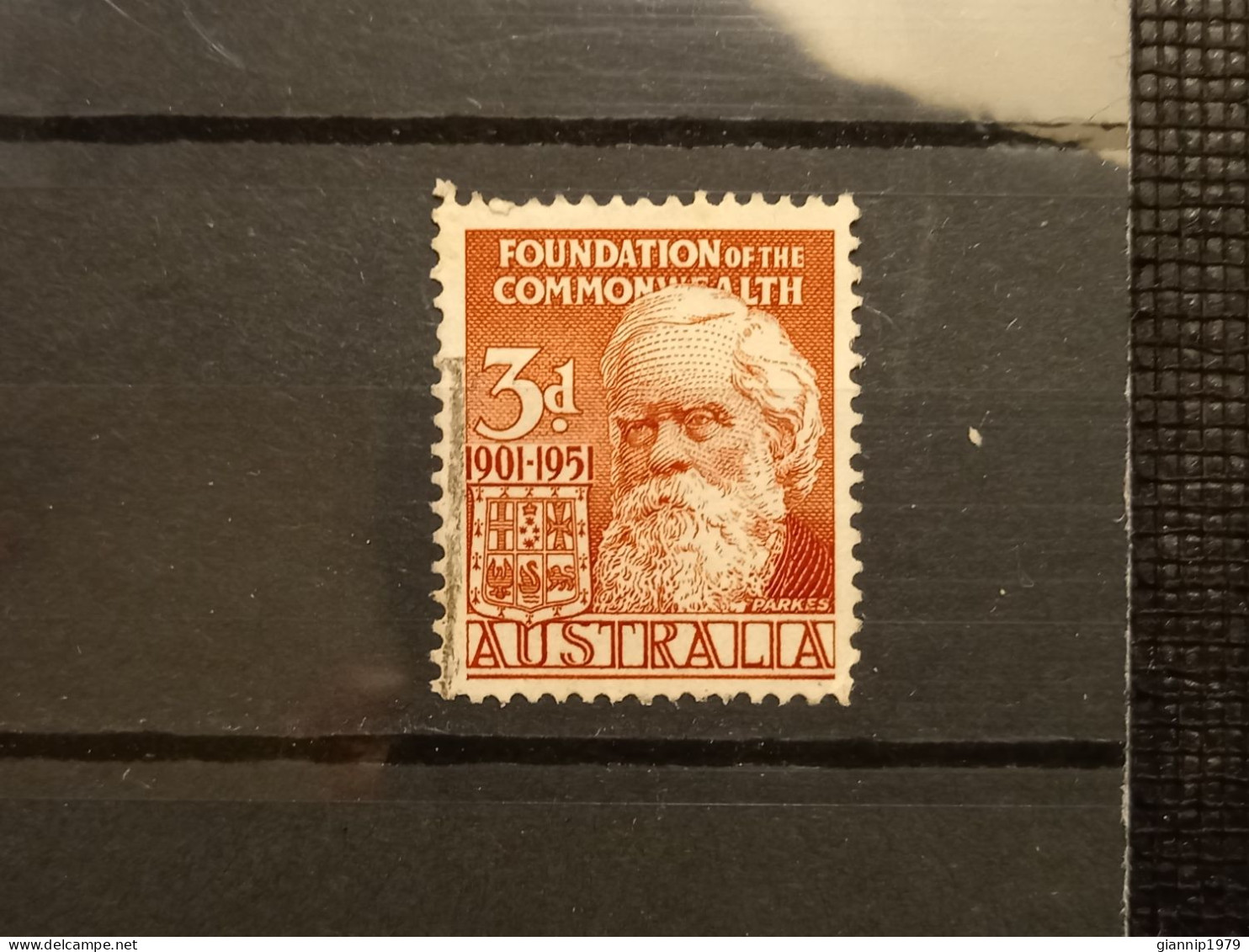 FRANCOBOLLI STAMPS AUSTRALIA AUSTRALIAN 1951 USED SERIE 50 ANNI ANNIVERSARY COMMOWEALTH OBLITERE' - Usati