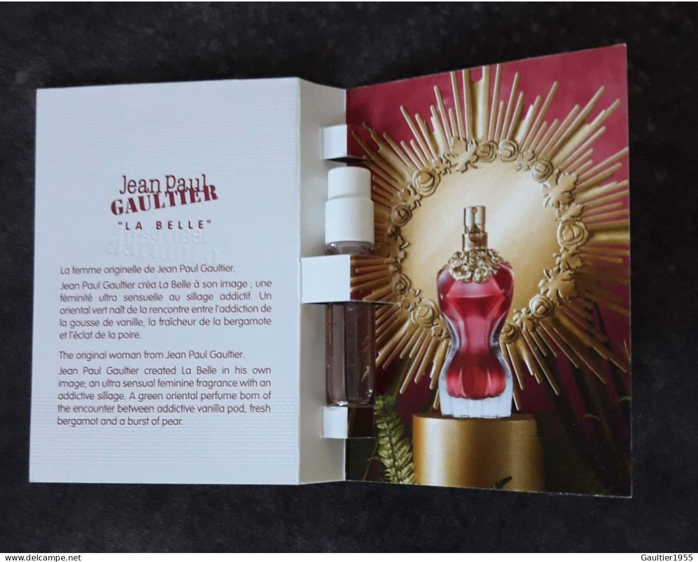 Echantillon Tigette - Perfume Sample - La Belle De Jean Paul Gaultier - Campioncini Di Profumo (testers)