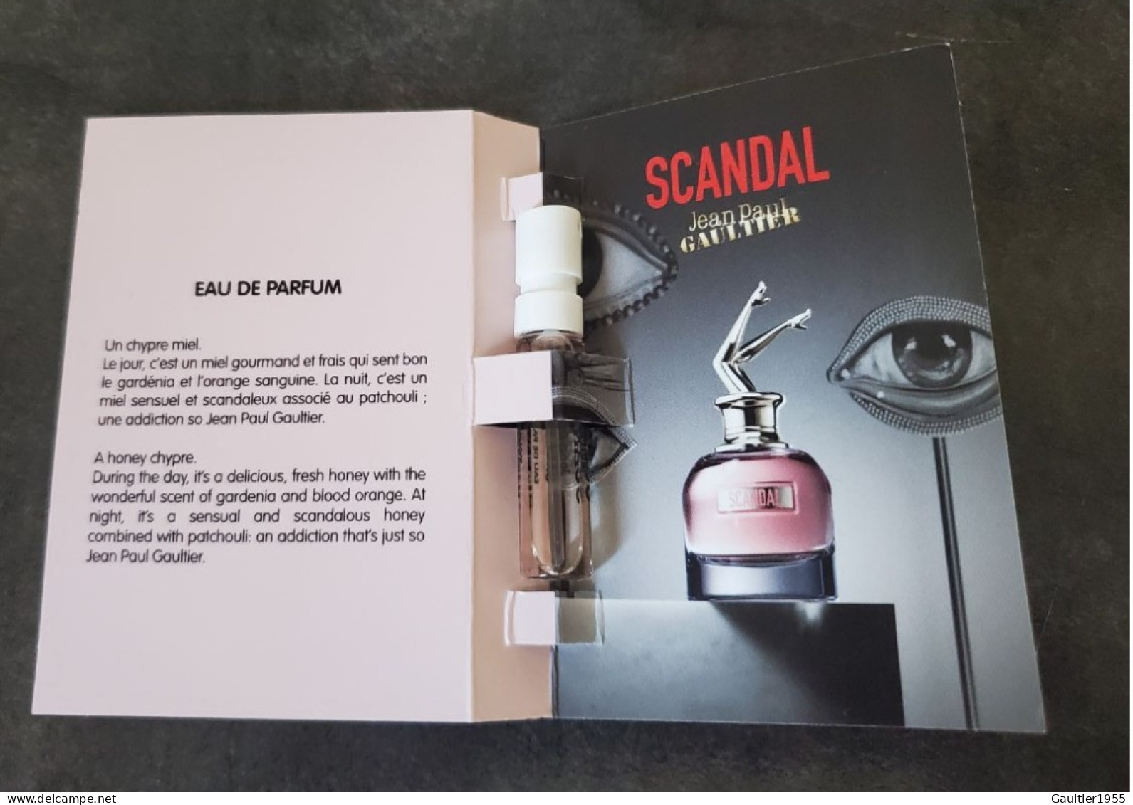 Echantillon Tigette - Perfume Sample - Scandal De Jean Paul Gaultier - Parfumproben - Phiolen