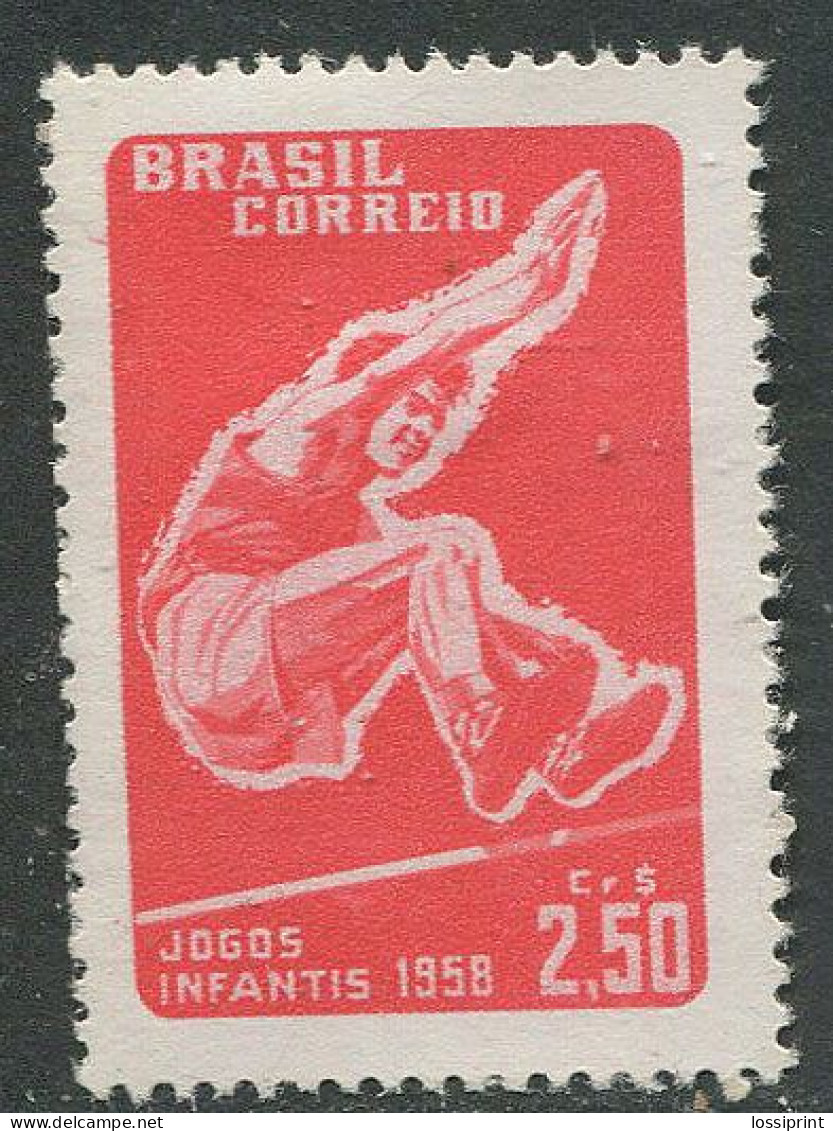 Brazil:Brasil:Unused Stamp Long Jump, 1958, MNH - Springreiten
