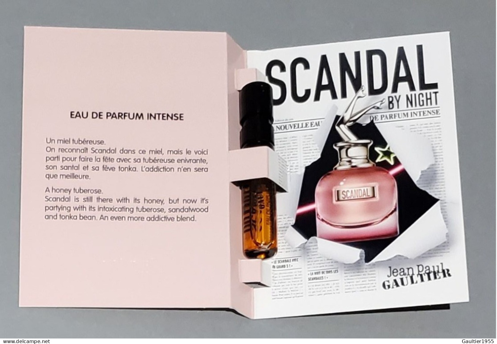 Echantillon Tigette - Perfume Sample  - Scandal By Night De Jean Paul Gaultier - Parfums - Stalen