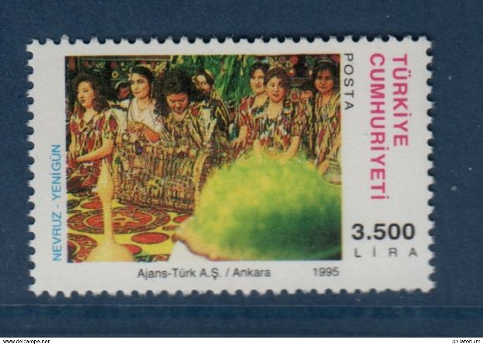 Turquie, Yv 2791, Mi 3043, **, Norouz, Nouvel An Persan, - Ungebraucht