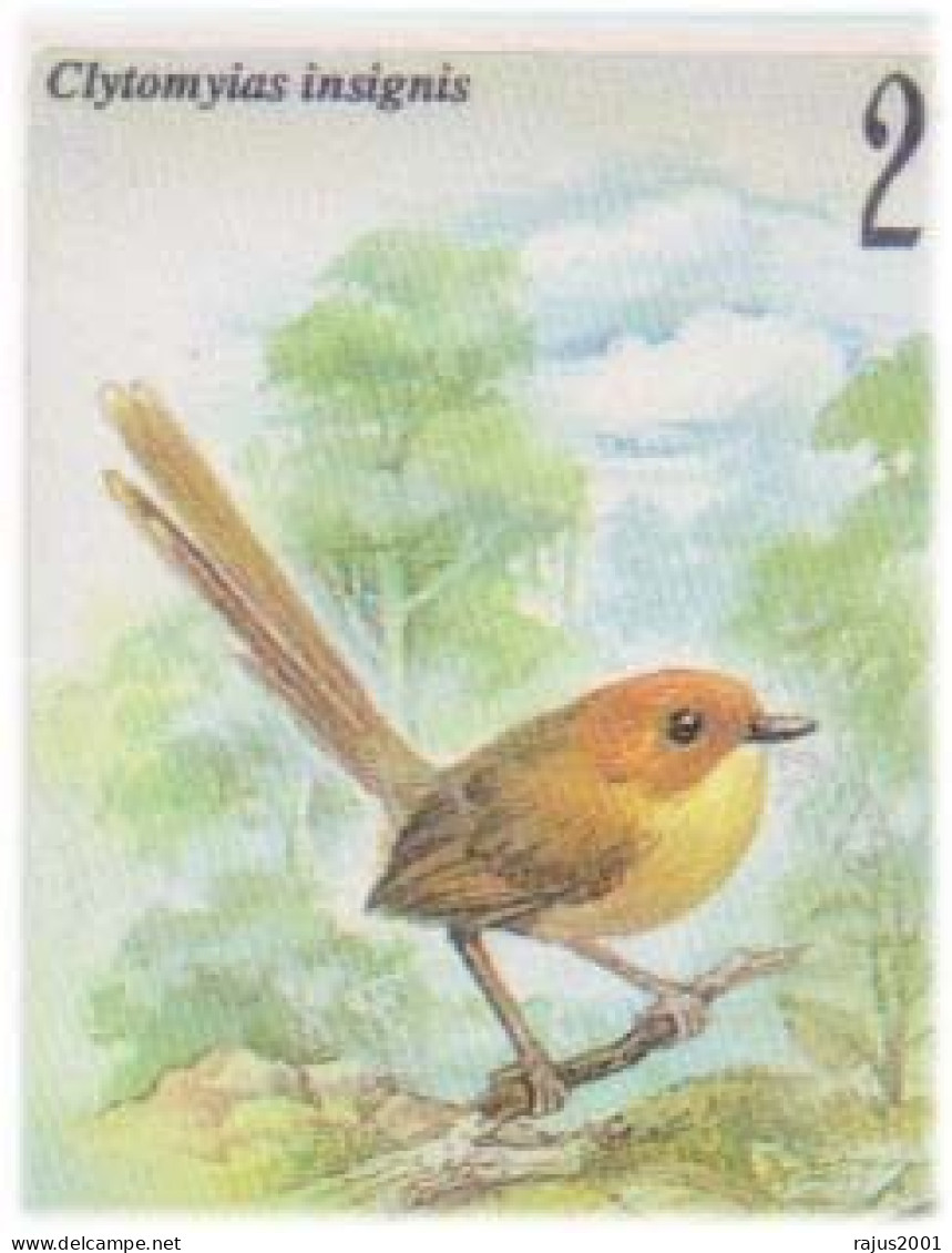 Small Birds, Orange Crowned Fairywren, Superb Pitta, Slaty Headed Longbill, Birds, Bird, Animal, New Guinea FDC - Passeri