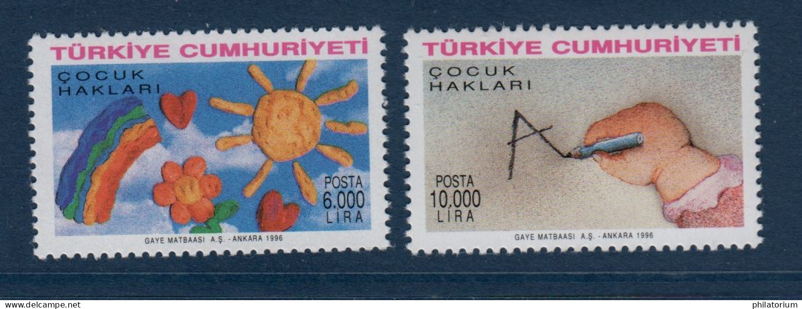 Turquie, Yv 2816, 2817, Mi 3068, 3069, **, - Unused Stamps