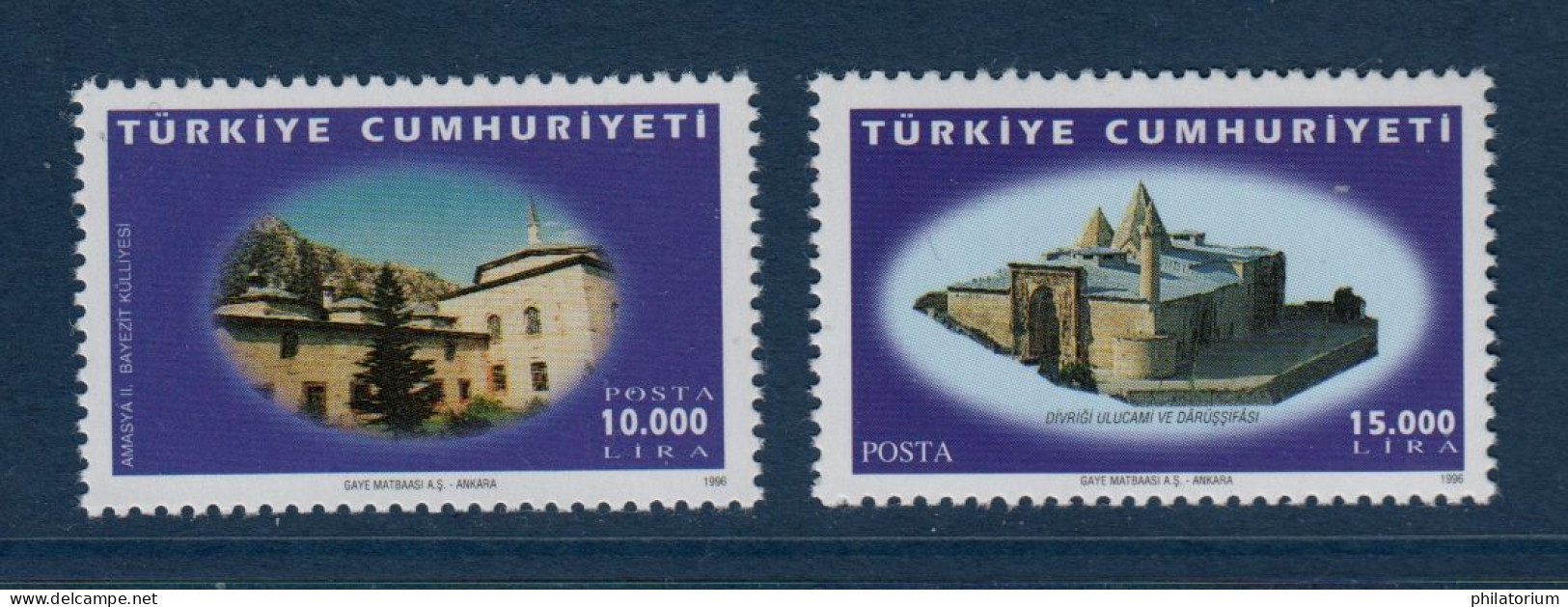 Turquie, Yv 2837, 2838, Mi 3101, 3102, **, - Ongebruikt