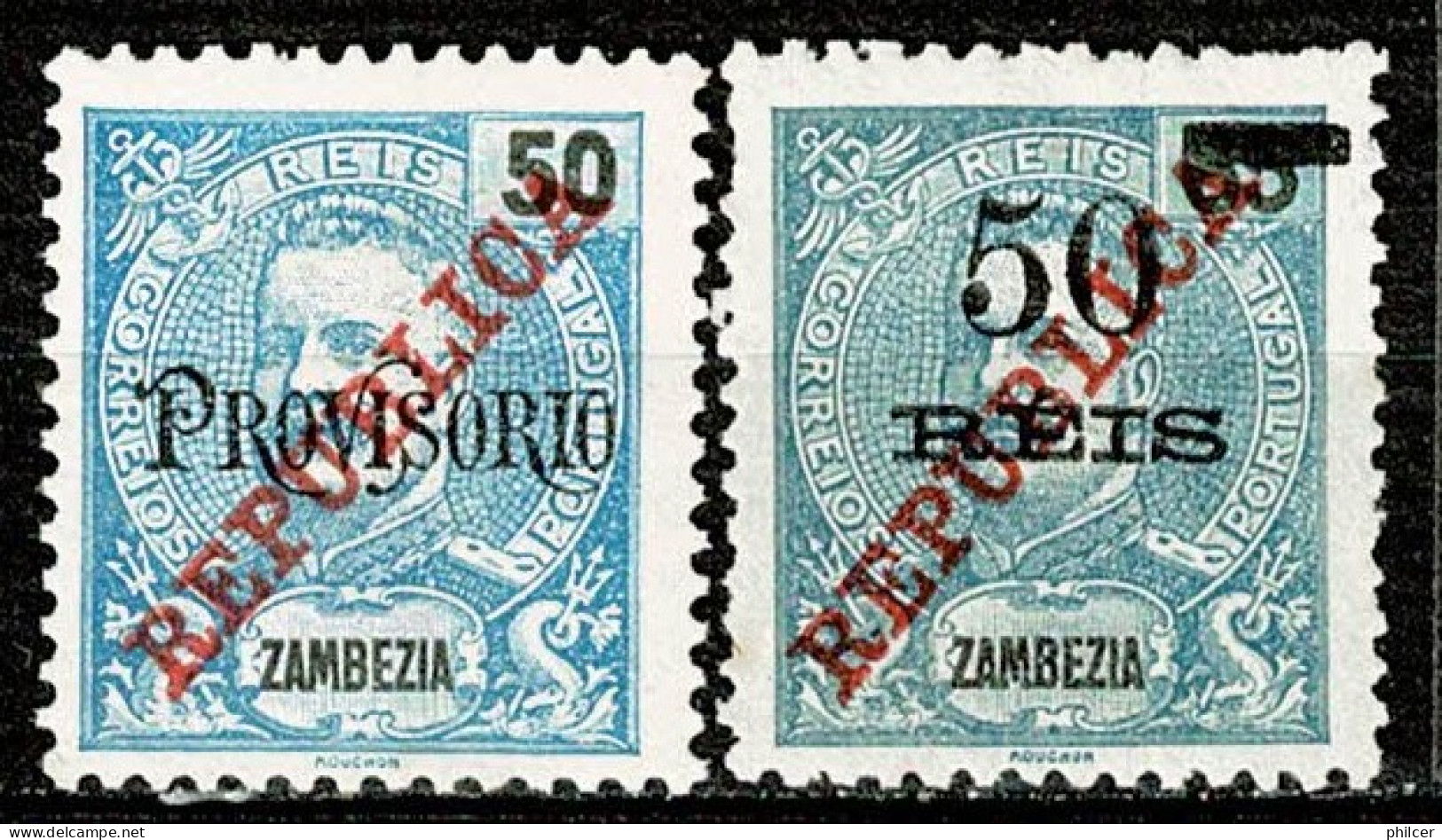 Zambézia, 1915, # 88/9, MNG - Zambeze
