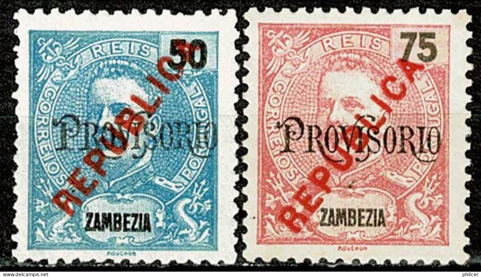 Zambézia, 1914, # 79/80, MNG - Sambesi (Zambezi)