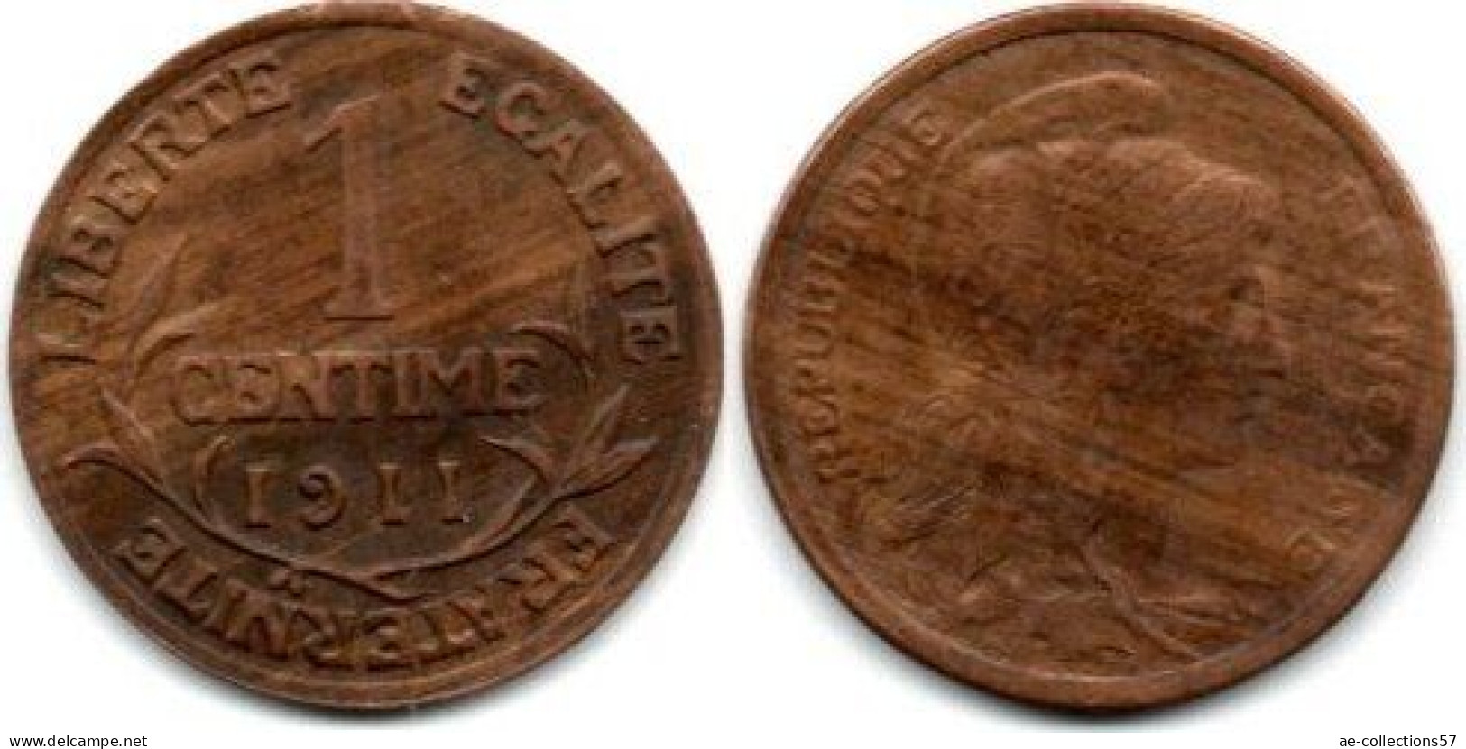 MA 28289 / 1 Centime 1911 TTB - 1 Centime