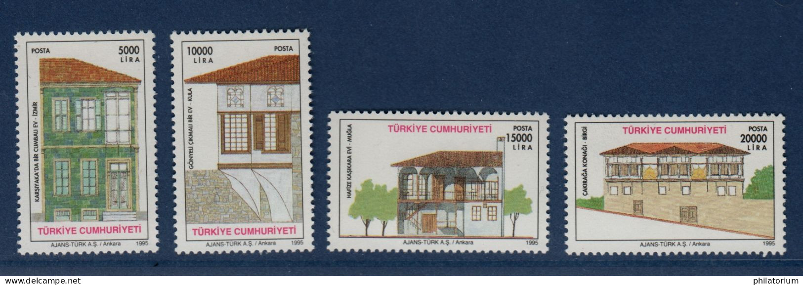 Turquie, Yv 2800, 2801, 2802, 2803, Mi 3052, 3053, 3054, 3055, **, - Nuovi