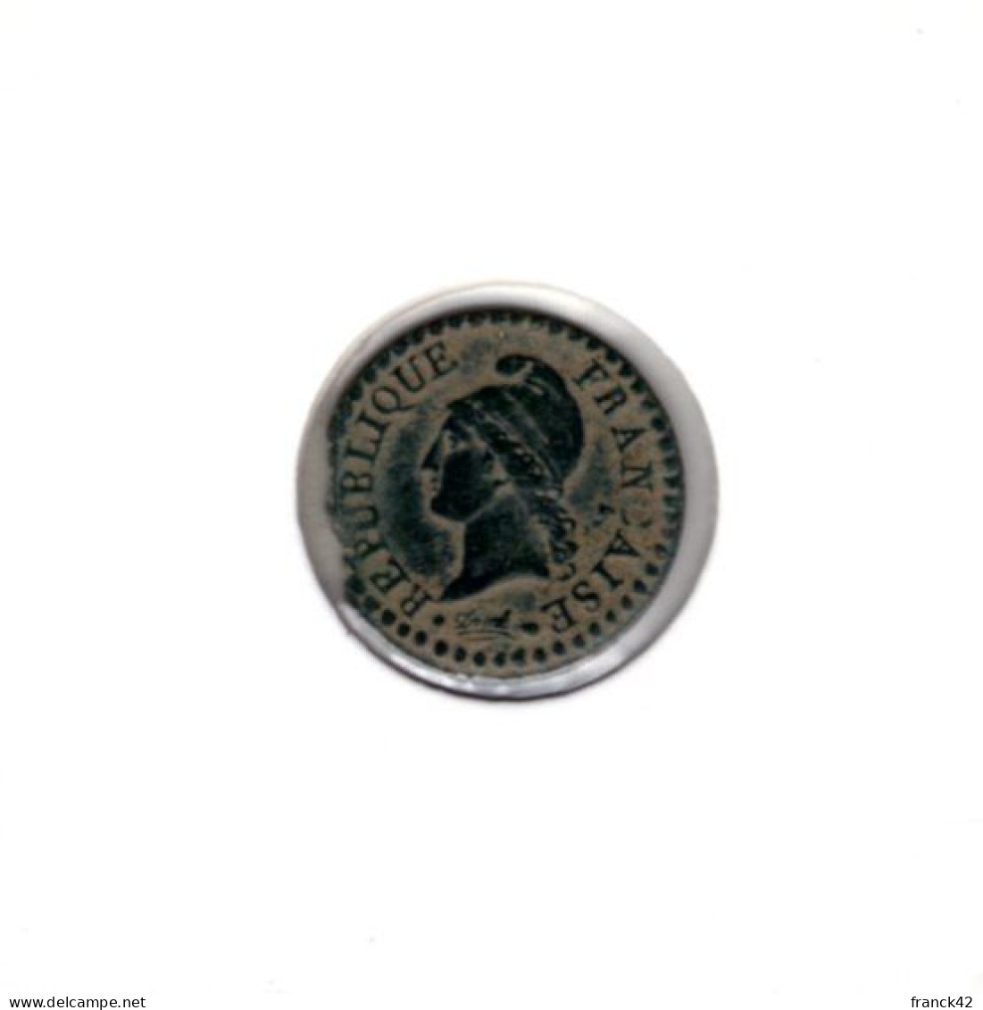 France. Consulat. Un Centime. An 8 A - 1792-1804 First French Republic