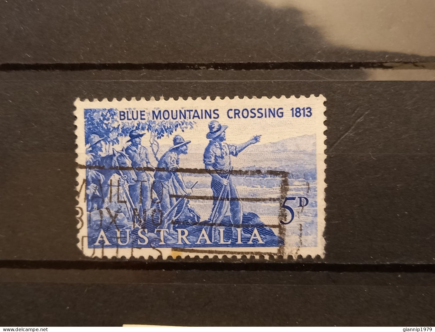 FRANCOBOLLI STAMPS AUSTRALIA AUSTRALIAN 1963 USED 150 ANNI ANNIVERSARY BLUE MOUNTAINS OBLITERE' - Oblitérés