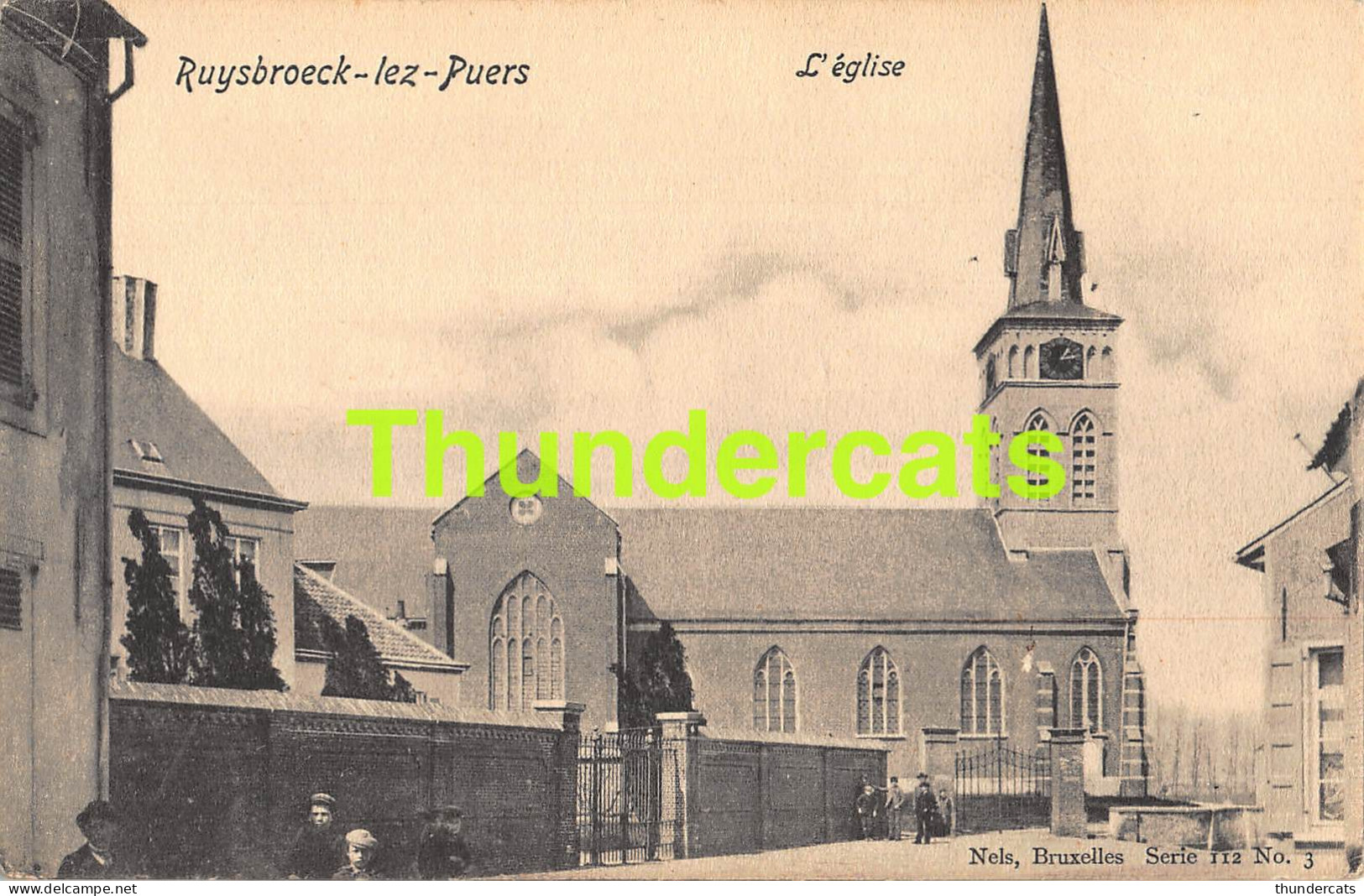 CPA RUYSBROECK LEZ PUERS RUISBROEK PUURS L'EGLISE NELS SERIE 112 NO 3 - Puurs