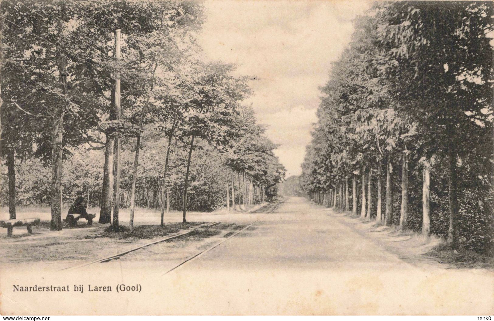 Laren Gooi Naarderstraat Met Tramrails K6089 - Laren (NH)