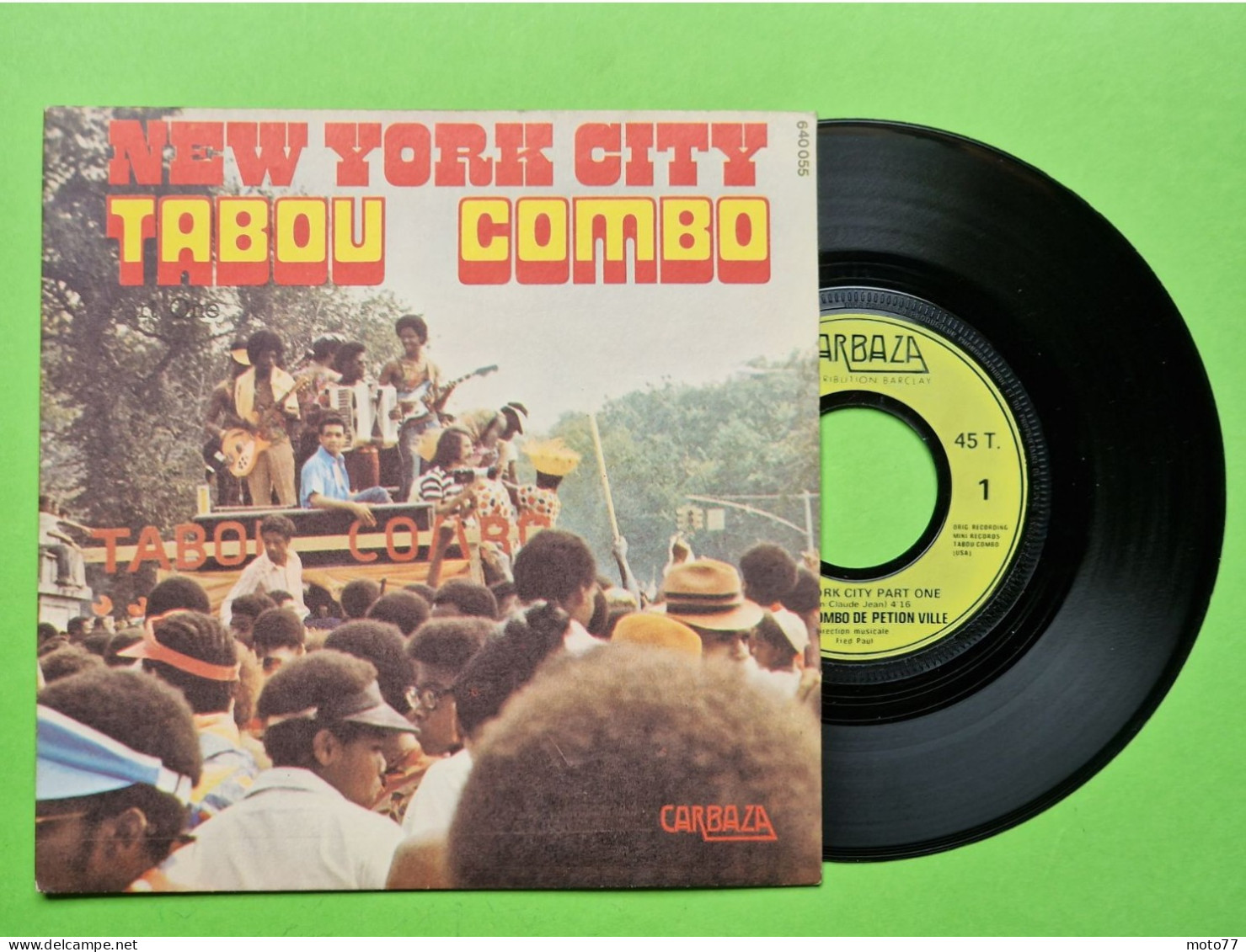 38/ Disque Vinyle 45 Tours - TABOU COMBO DE PETION VILLE New York City - Très Bon Etat - 1975 - Soul - R&B