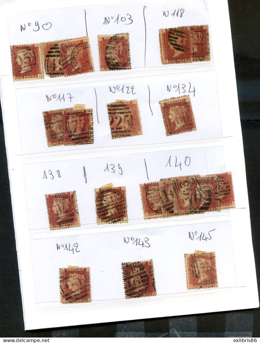 071123  GROS LOTS TIMBRES ANGLAIS POUR PLANCHAGE - Used Stamps