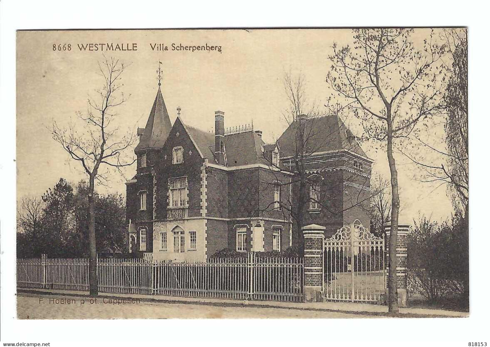 8668  WESTMALLE  Villa Scherpenberg 1927 - Malle