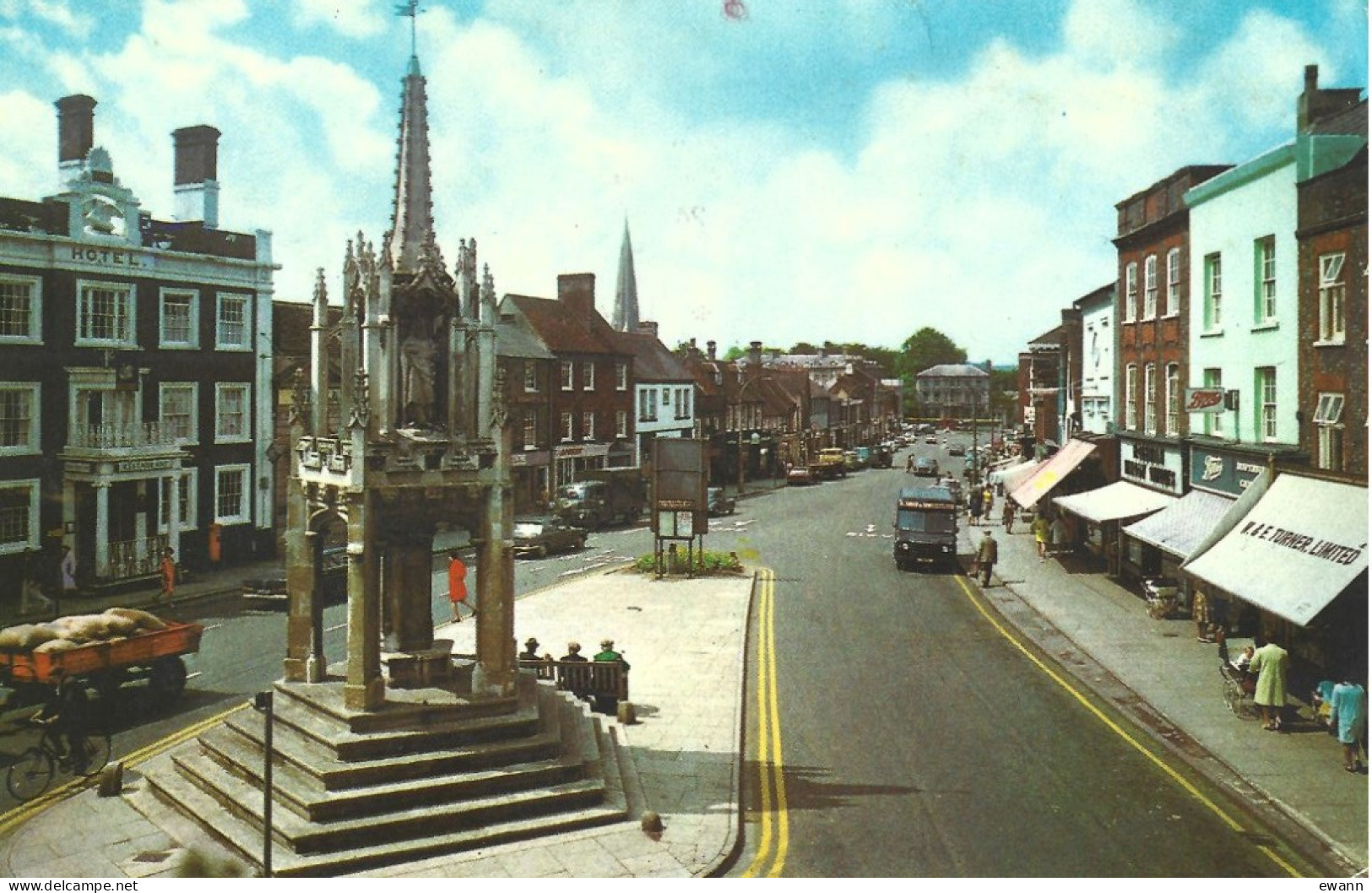 Angleterre- 2 Cartes Postales - Leighton Buzzard - The Cross - Autres & Non Classés