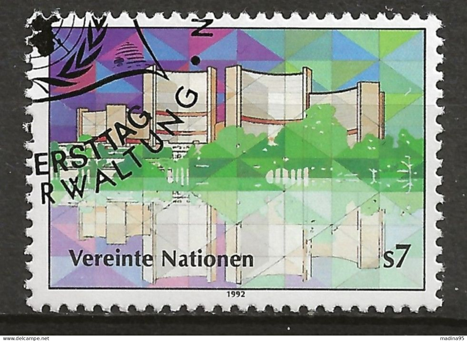 NATIONS-UNIES - VIENNE: Obl., N°YT 150, TB - Usados