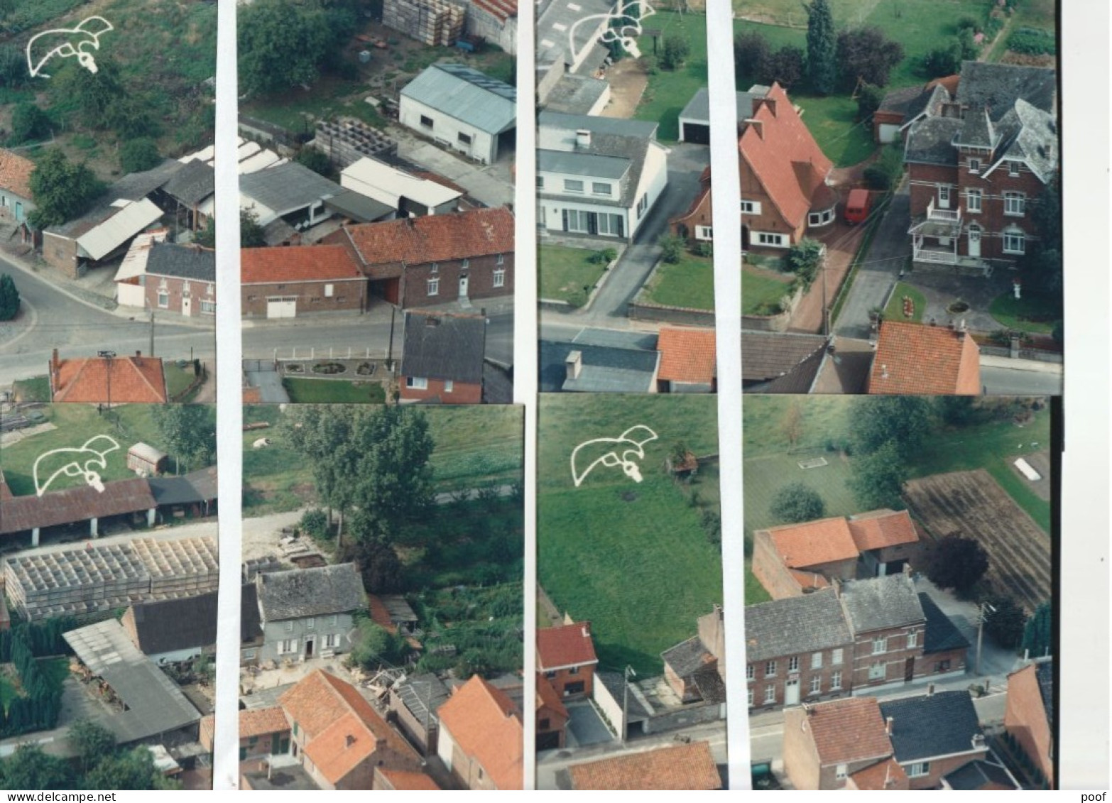 Hoepertingen / Borgloon  : 4 Luchtfoto's ( Hoepertingenstraat + Berg)) - Borgloon