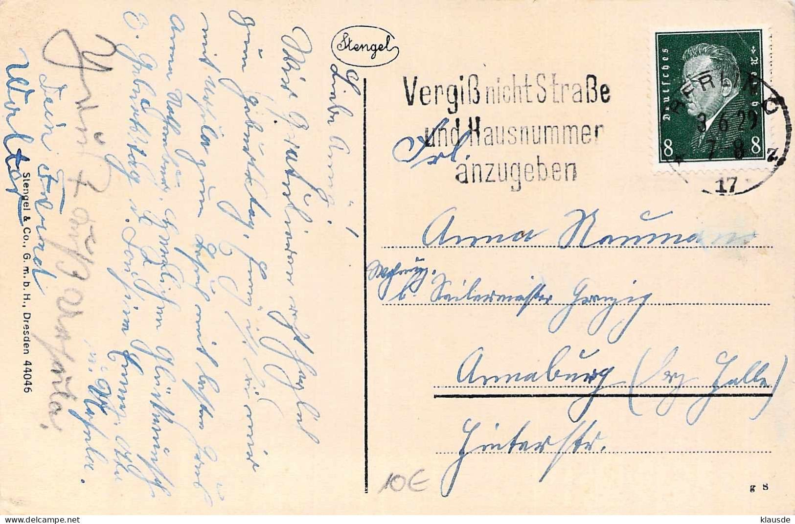 Züllichau (Sulechów) - Pädagogium Gel.1929 MWST - Neumark