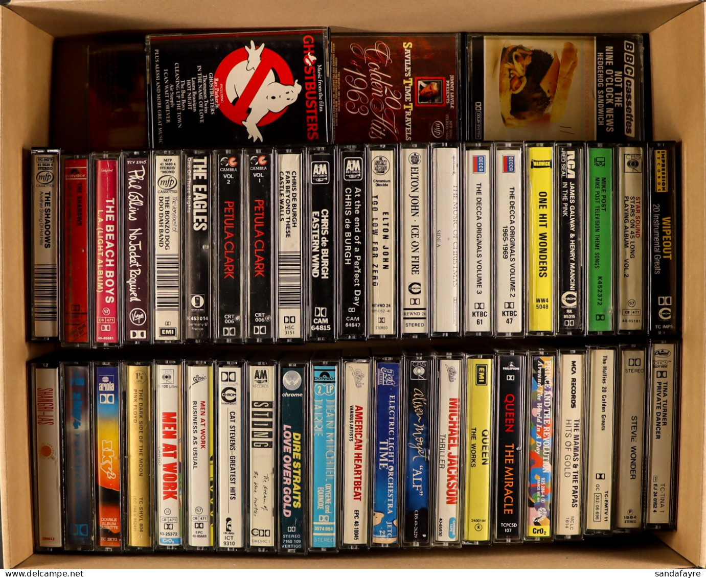 AUDIO CASSETTE COLLECTION Which Includes, Queen, Elton John, Sting And Dire Straits. (46) - Autres & Non Classés