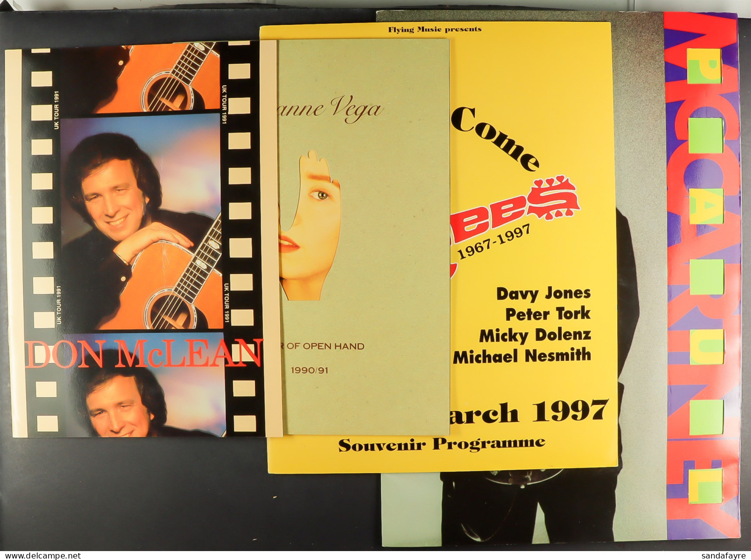 CONCERT PROGRAMMES. Artists Include Paul McCartney, Cliff Richard, Tina Turner, Kylie, Chris De Burgh, Fleetwood Mac, Pa - Otros & Sin Clasificación