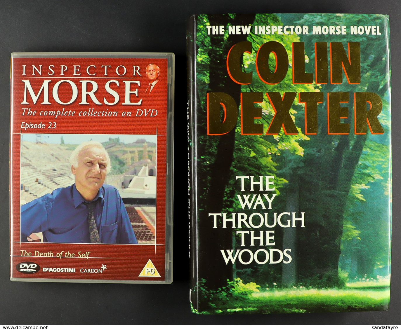 INSPECTOR MORSE COLLECTION Of The 33 DeAgostini DVDs And Accompanying Magazines, Together With 2 Hardback Books And 9 Pa - Autres & Non Classés