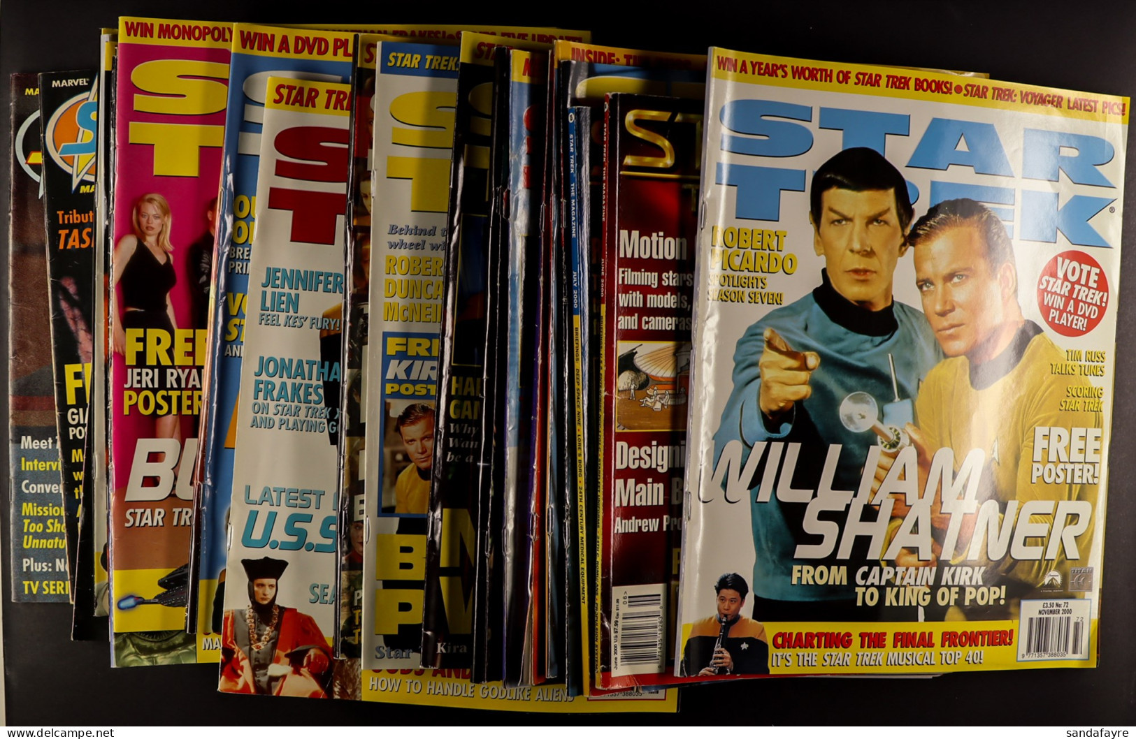 STAR TREK BOOKS AND MAGAZINES. Includes, Novels, Companions, And An Encyclopedia. Many Light Years Of Reading Material.  - Sonstige & Ohne Zuordnung