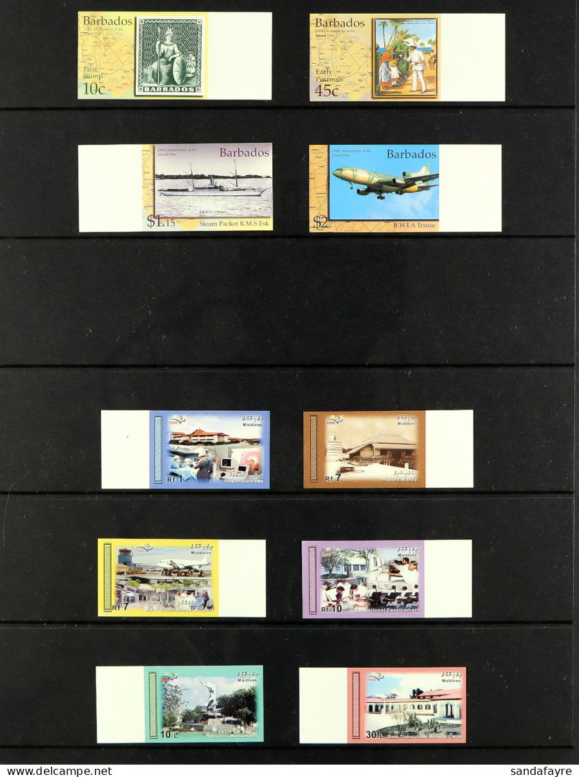 COMMONWEALTH MODERN ARCHIVAL IMPERF PROOFS. A Group Of 2002 - 2013 Imperf Sets And Miniature Sheets From The BDT Securit - Other & Unclassified