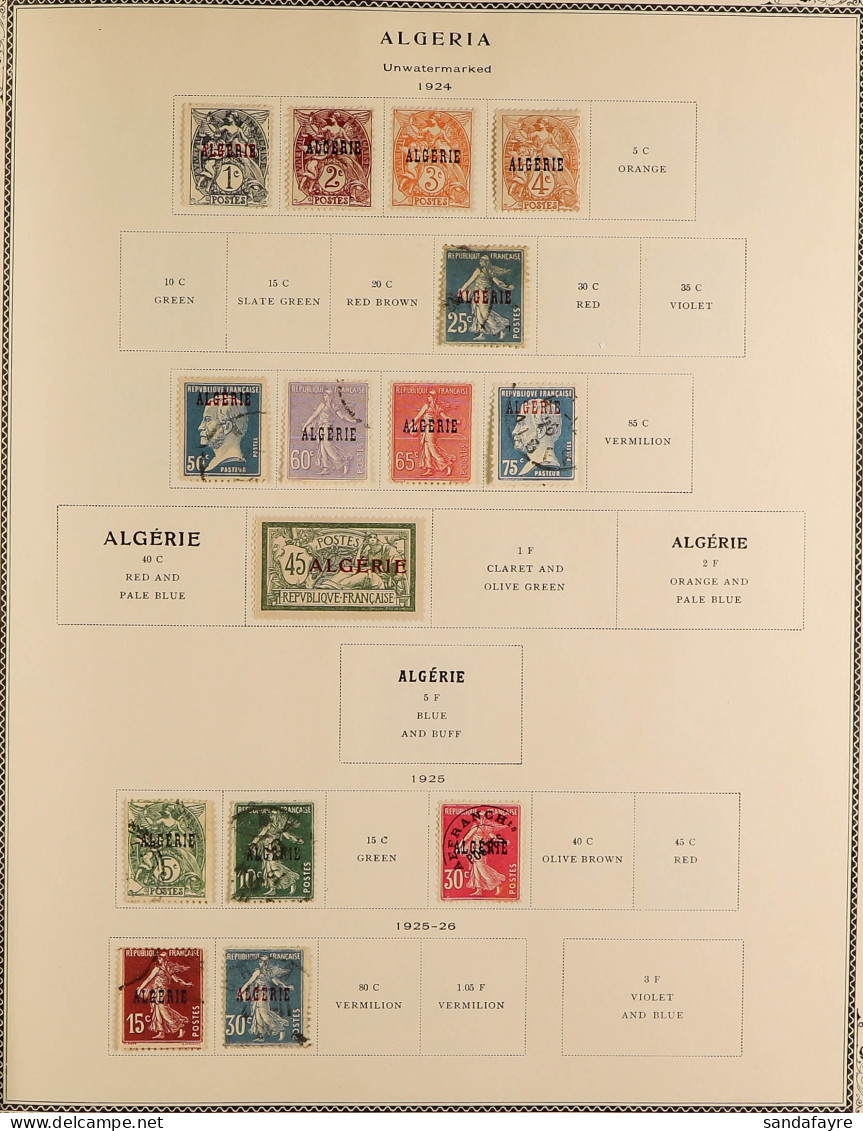 FRENCH COLONIES IN AFRICAN COLONIES IN 4 ALBUMS. Mint / Never Hinged Mint & Used Collection In 4 Albums From Affars & Is - Other & Unclassified