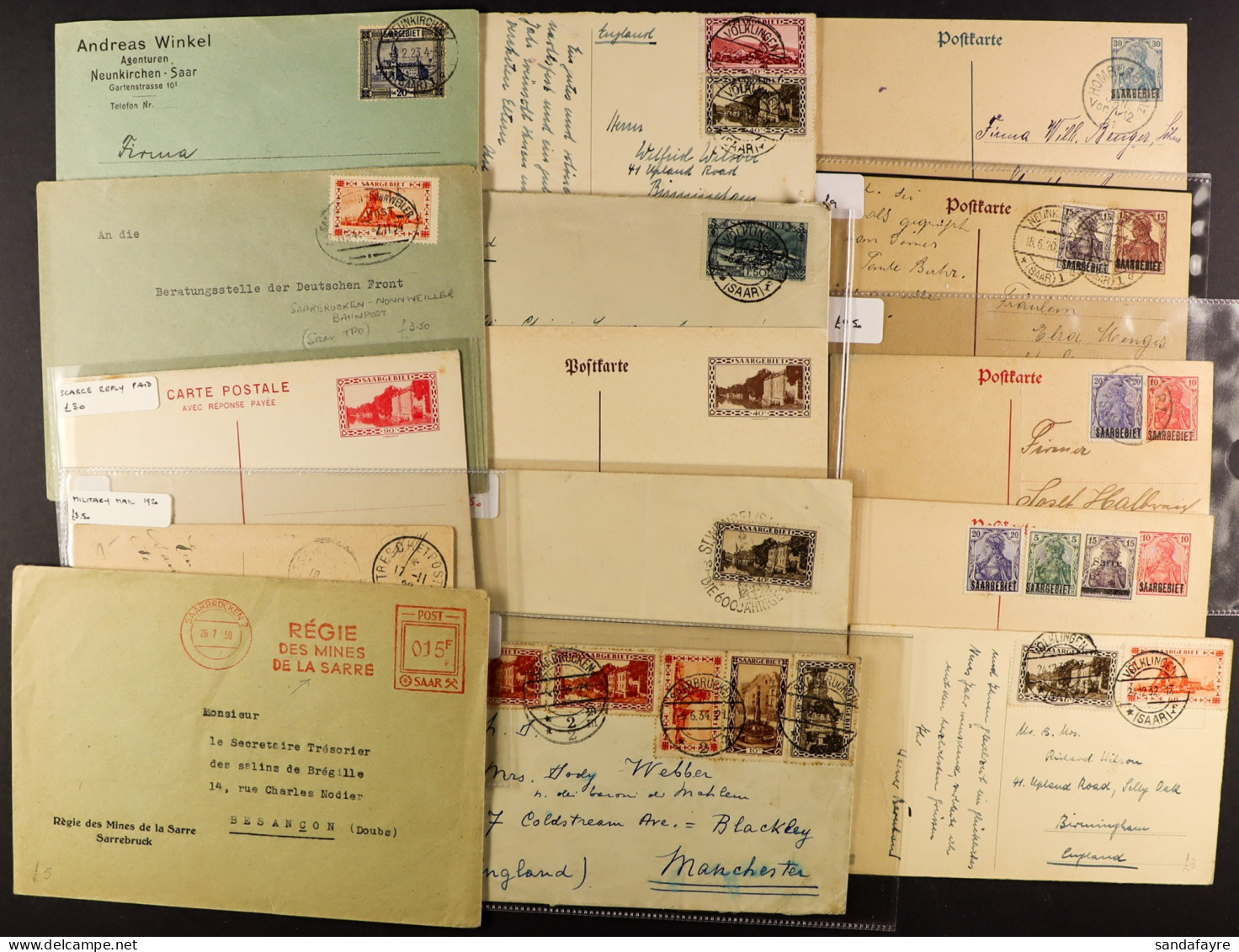 EUROPEAN / WORLD SELECTED COVERS. A Collection Of Loose Covers, Selected At Numerous Stamp Shows '...for No Other Reason - Andere & Zonder Classificatie