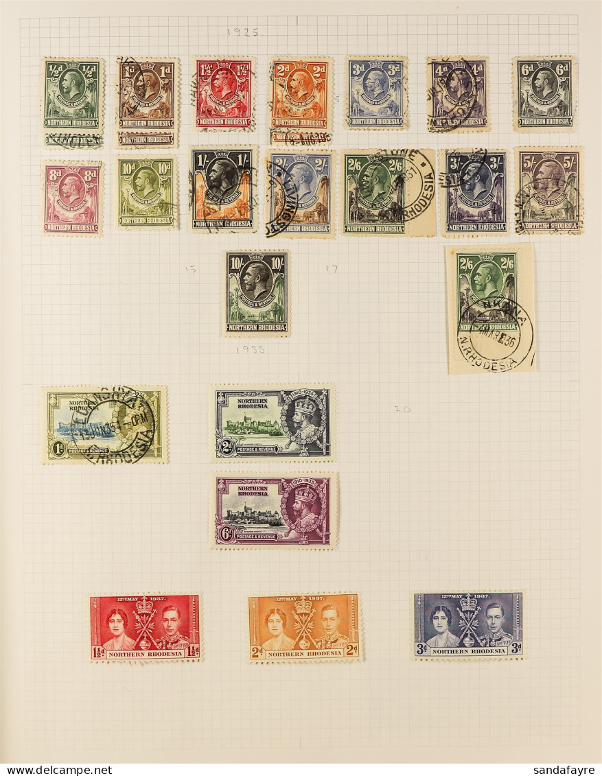 THE RHODESIAS COLLECTION Of Mint & Used Stamps Spanning 1924-1978, In An Album, Northern Rhodesia, Southern Rhodesia, Rh - Otros & Sin Clasificación