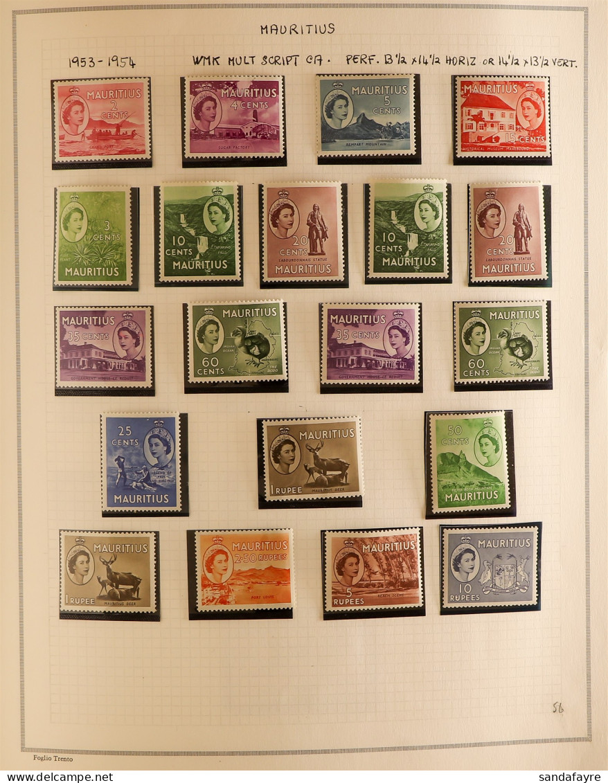 BRITISH AFRICA 1950's - 1970's CHIEFLY NEVER HINGED MINT Collection In Album From Basutoland & Gambia To Uganda & Zanzib - Andere & Zonder Classificatie