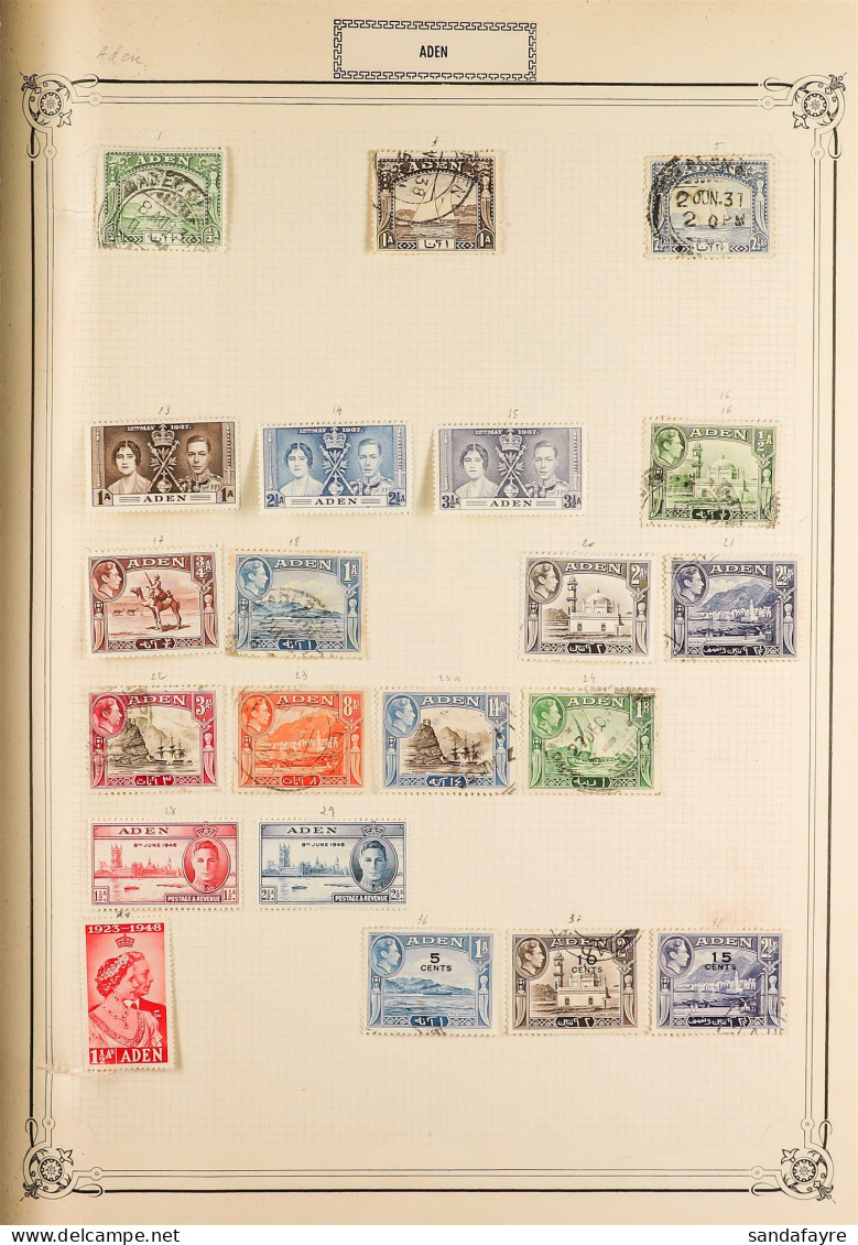 COMMONWEALTH, ADEN TO HONG KONG QV To QEII Mint & Used Collection In A Large Old Yvert Album (2000+ Stamps) - Other & Unclassified