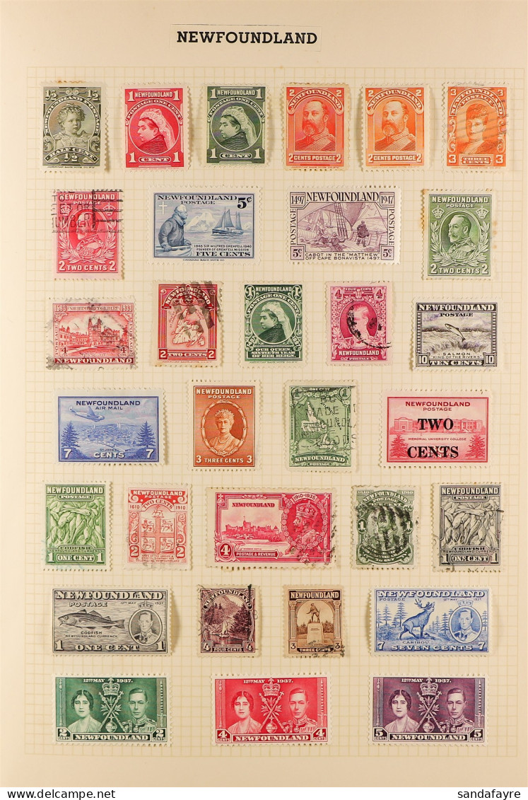 NEWFOUNDLAND TO POLAND WORLD WIDE COLLECTION Of Mint And Used Stamps In Album Includes New Zealand With Cook Islands And - Otros & Sin Clasificación
