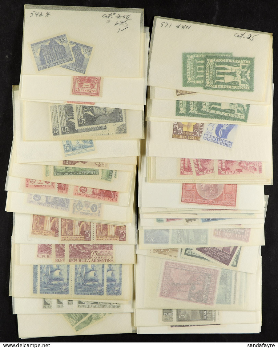 1860 - 1990's MINT / NEVER HINGED MINT With Light Duplication Sorted Into Glassine Packets, NoteÂ 1877-80 25c, 1931 Opt' - Sonstige & Ohne Zuordnung