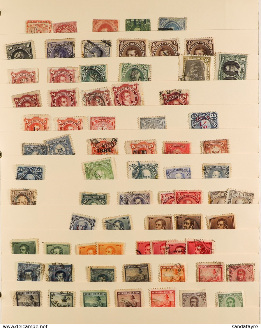 1860's - 1980's COLLECTION / ACCUMULATION Of Mint & Used Stamps In A Single Binder Incl. 19th Century Issues, 1888 'Mues - Other & Unclassified